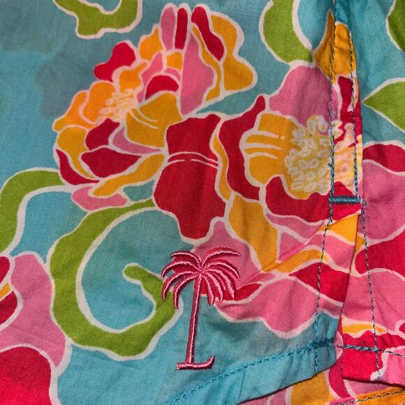 Lilly Pulitzer Floral Blouse - Blue and Pink - Picture 8 of 10